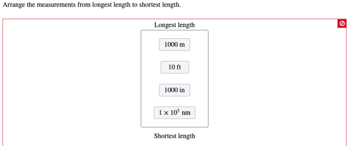 Arrange shortest